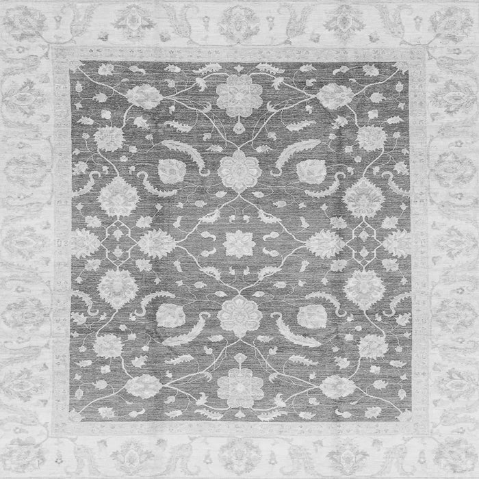 Square Machine Washable Abstract Gray Modern Rug, wshabs3791gry