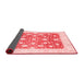 Abstract Red Modern Area Rugs