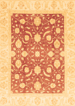 Abstract Brown Modern Rug, abs3791brn