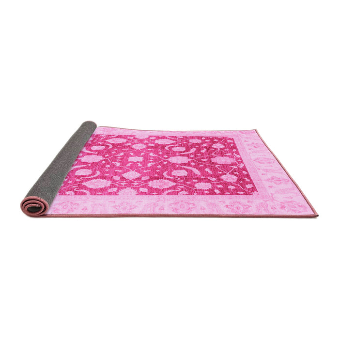 Sideview of Abstract Pink Modern Rug, abs3791pnk