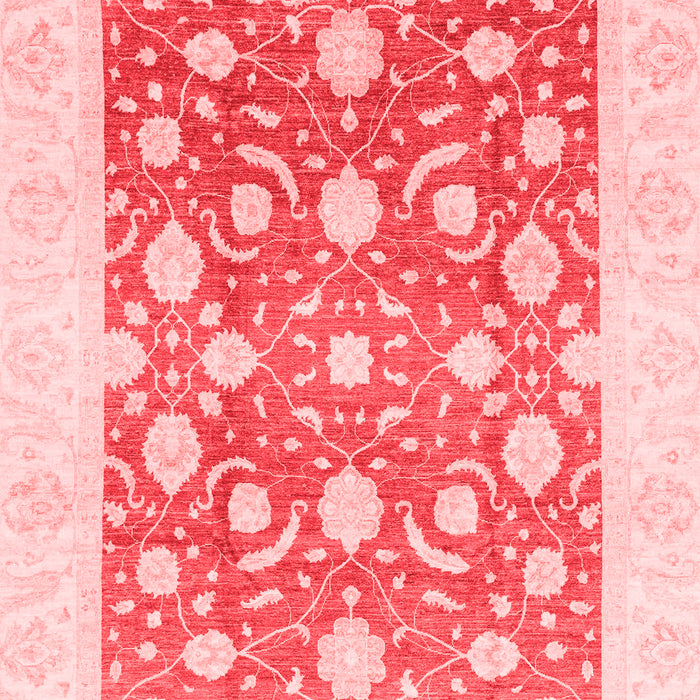 Machine Washable Abstract Red Modern Rug, wshabs3791red