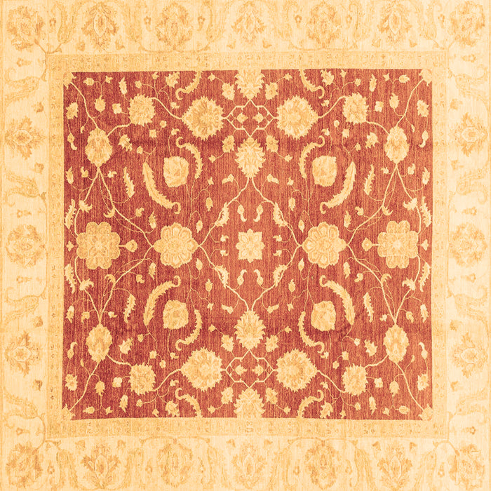 Square Machine Washable Abstract Brown Modern Rug, wshabs3791brn