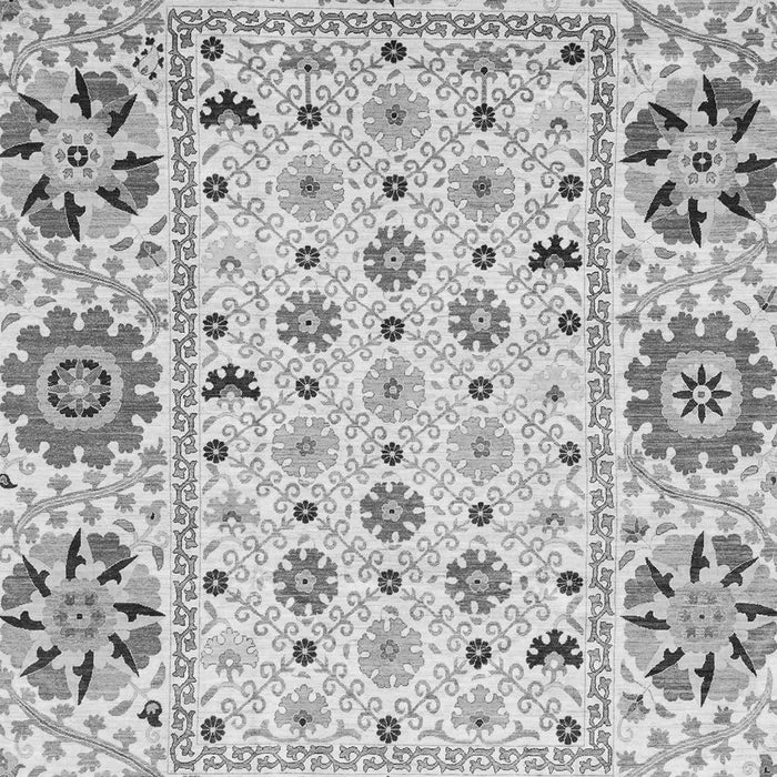 Machine Washable Abstract Gray Modern Rug, wshabs3792gry