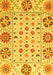 Abstract Yellow Modern Rug, abs3792yw