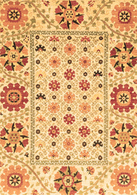 Abstract Brown Modern Rug, abs3792brn