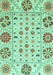 Abstract Turquoise Modern Rug, abs3792turq