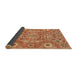 Sideview of Abstract Red Modern Rug, abs3793