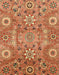 Machine Washable Abstract Red Rug, wshabs3793