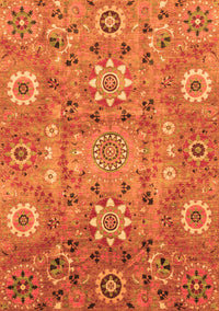 Abstract Orange Modern Rug, abs3793org