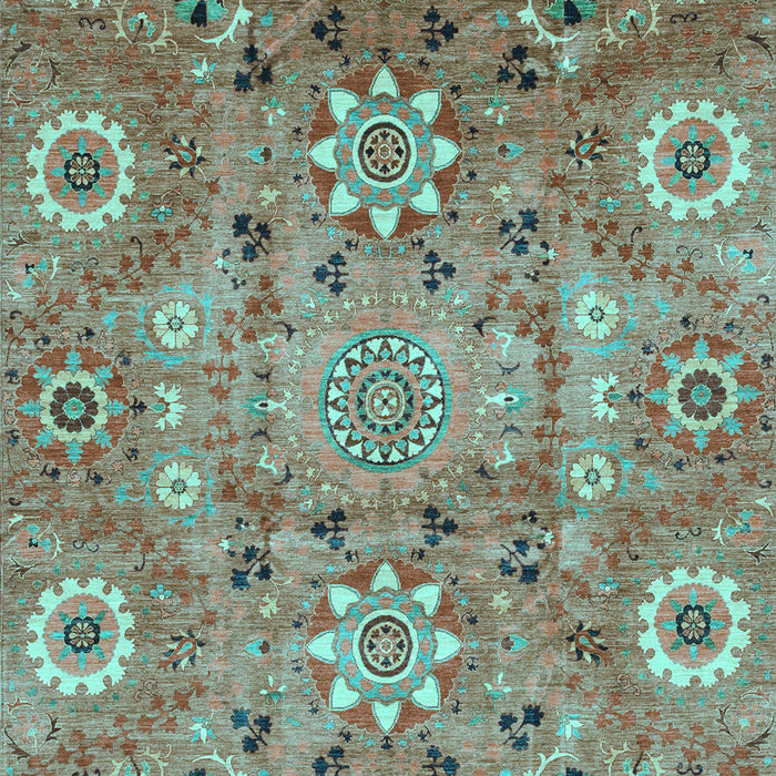 Abstract Light Blue Modern Rug, abs3793lblu