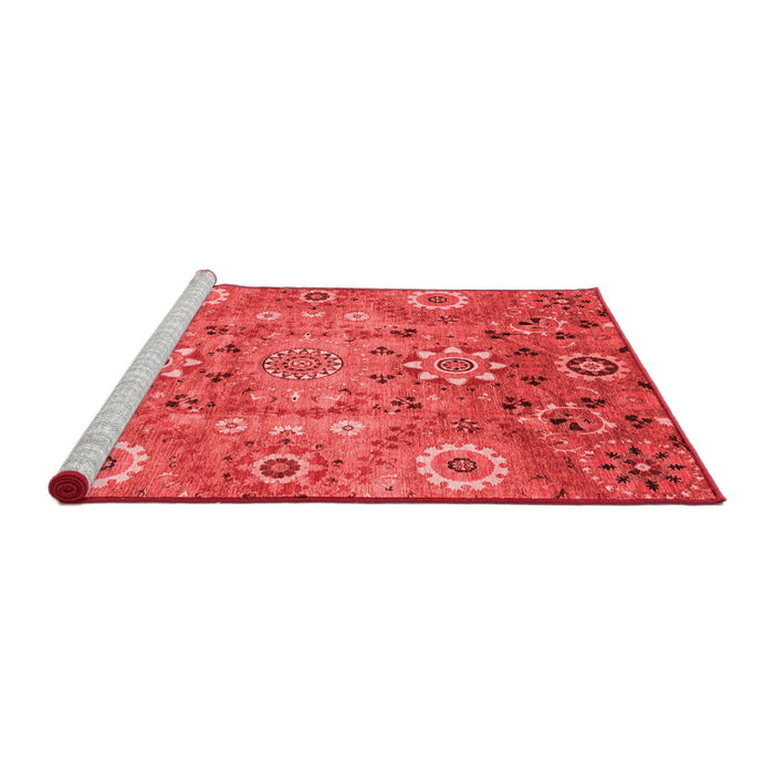 Modern Red Washable Rugs
