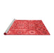 Modern Red Washable Rugs