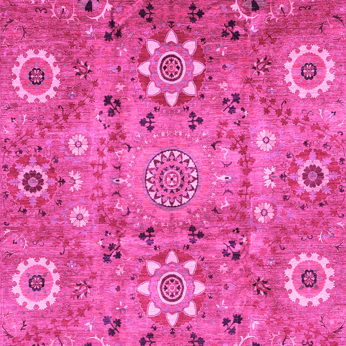 Machine Washable Abstract Pink Modern Rug, wshabs3793pnk