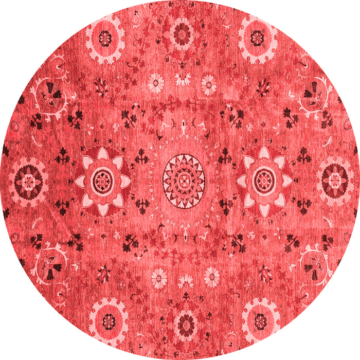 Machine Washable Abstract Red Modern Rug, wshabs3793red