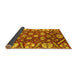 Sideview of Abstract Yellow Modern Rug, abs3794yw