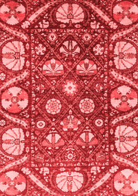 Abstract Red Modern Rug, abs3794red