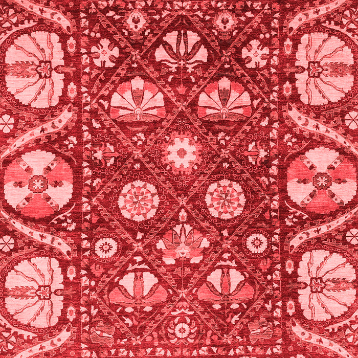 Abstract Red Modern Area Rugs