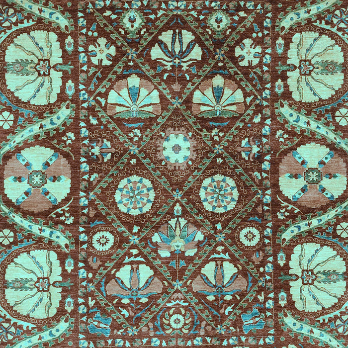 Machine Washable Abstract Light Blue Modern Rug, wshabs3794lblu