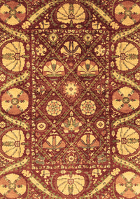 Abstract Brown Modern Rug, abs3794brn