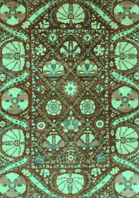 Abstract Turquoise Modern Rug, abs3794turq