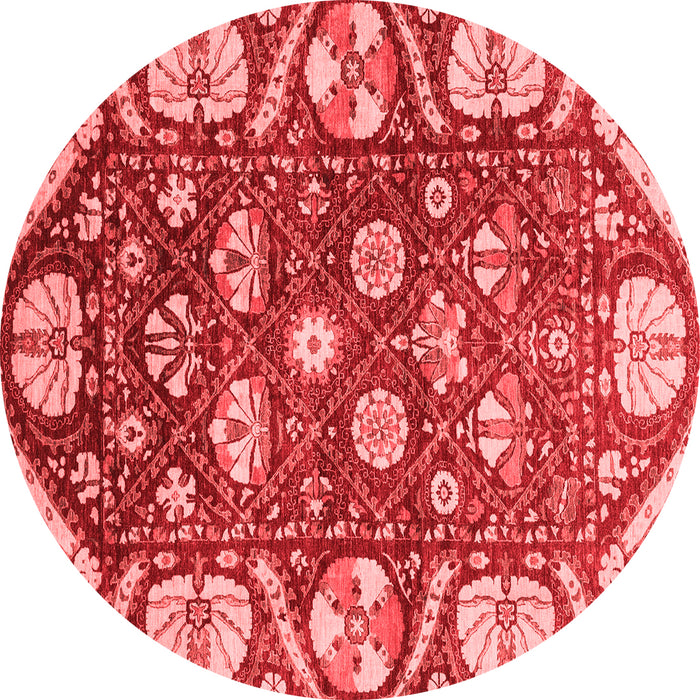 Abstract Red Modern Rug, abs3794red