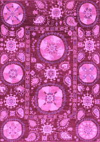 Abstract Purple Modern Rug, abs3795pur