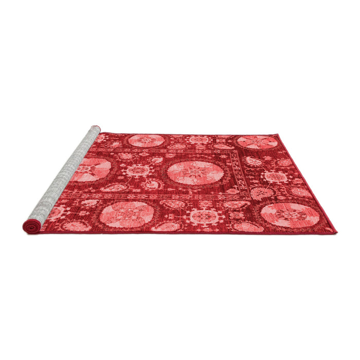 Modern Red Washable Rugs