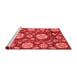 Modern Red Washable Rugs