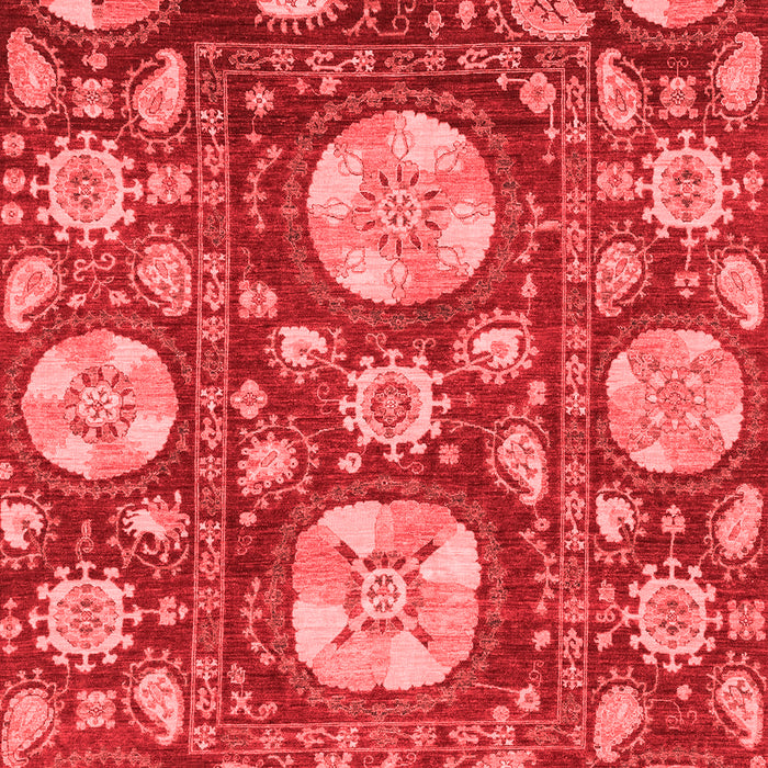 Machine Washable Abstract Red Modern Rug, wshabs3795red