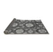 Sideview of Abstract Gray Modern Rug, abs3795gry