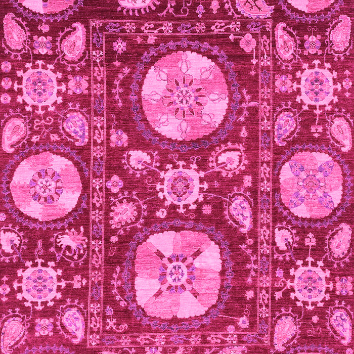 Machine Washable Abstract Pink Modern Rug, wshabs3795pnk