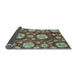 Sideview of Abstract Light Blue Modern Rug, abs3795lblu