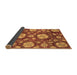 Sideview of Abstract Brown Modern Rug, abs3795brn