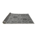 Sideview of Abstract Gray Modern Rug, abs3796gry