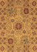 Abstract Brown Modern Rug, abs3796brn