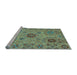 Sideview of Machine Washable Abstract Light Blue Modern Rug, wshabs3796lblu