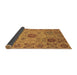 Sideview of Abstract Brown Modern Rug, abs3796brn