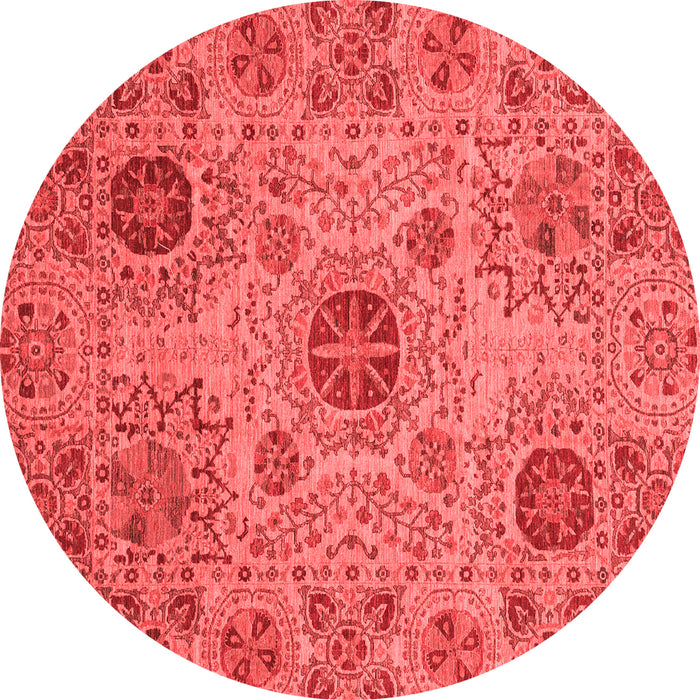 Abstract Red Modern Rug, abs3796red