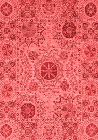 Abstract Red Modern Rug, abs3796red