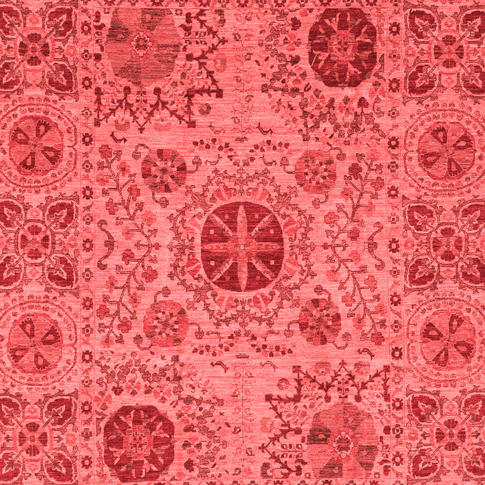 Machine Washable Abstract Red Modern Rug, wshabs3796red