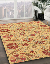 Abstract Orange Modern Rug, abs3797