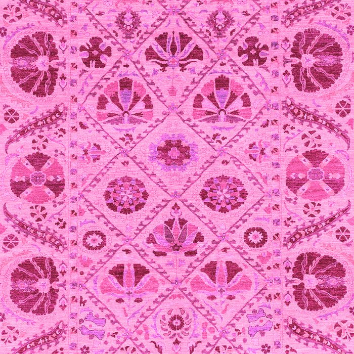 Machine Washable Abstract Pink Modern Rug, wshabs3797pnk