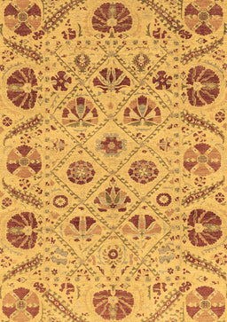 Abstract Brown Modern Rug, abs3797brn