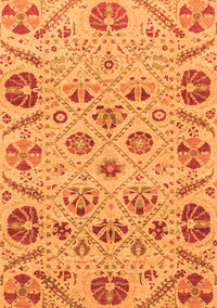 Abstract Orange Modern Rug, abs3797org