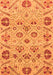 Abstract Orange Modern Rug, abs3797org