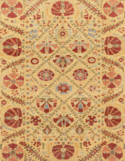 Abstract Orange Modern Rug, abs3797