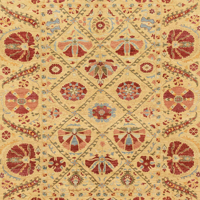 Machine Washable Abstract Orange Rug, wshabs3797