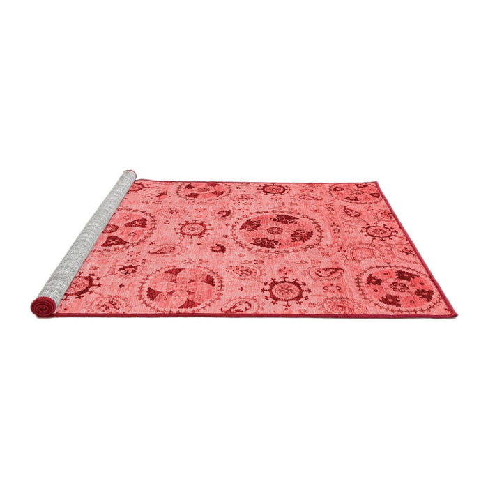 Modern Red Washable Rugs