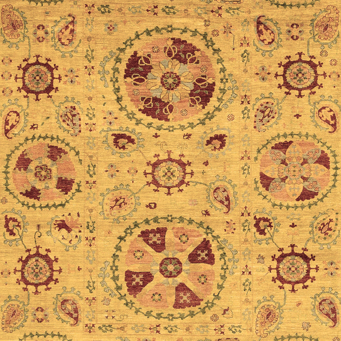 Abstract Brown Modern Rug, abs3798brn