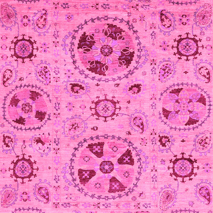Machine Washable Abstract Pink Modern Rug, wshabs3798pnk